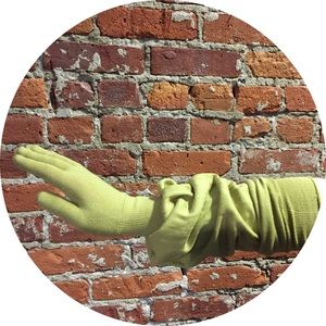 Pier Antonio Gaspari gloves in lime green